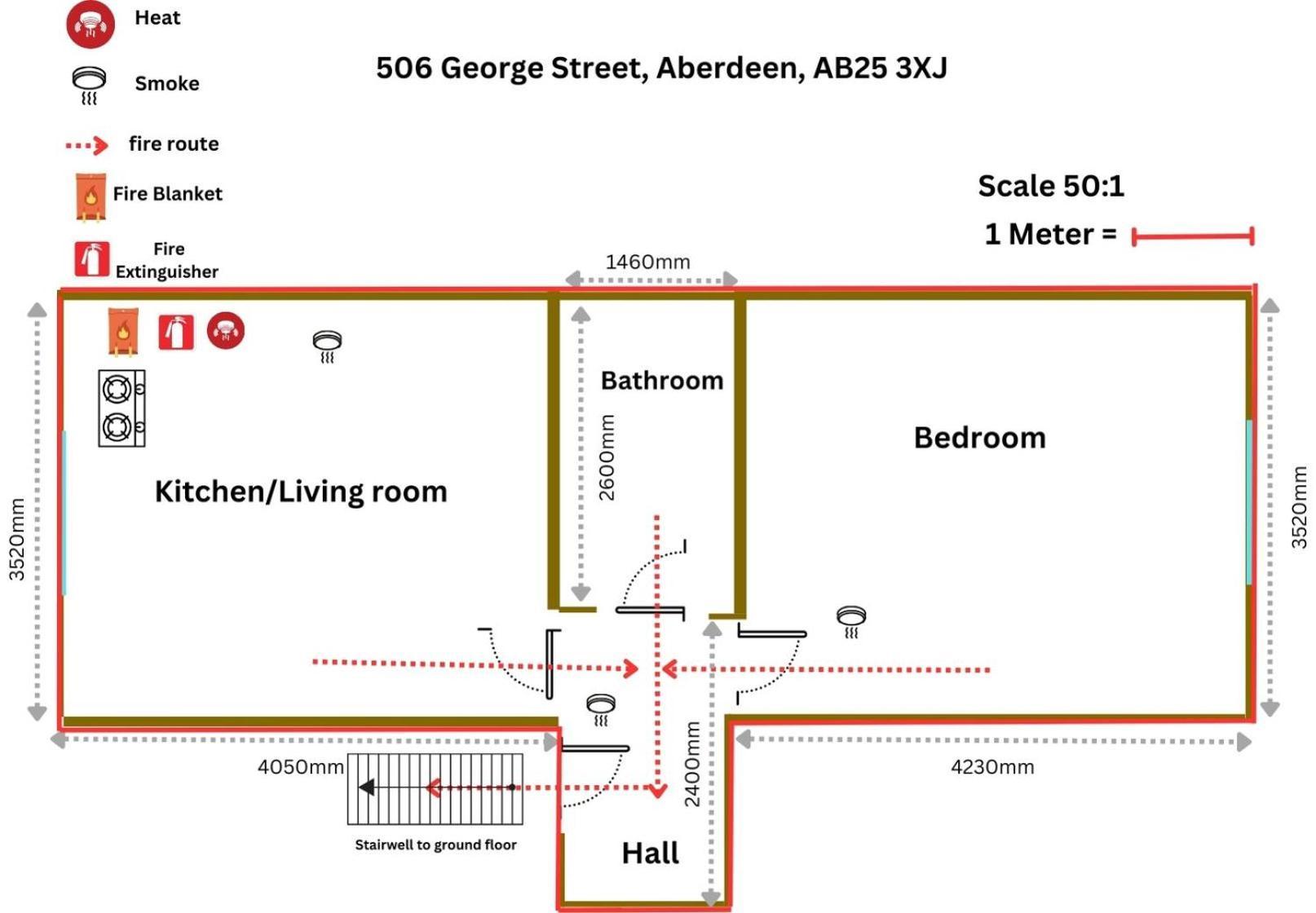Fraser Apartment Абердин Экстерьер фото